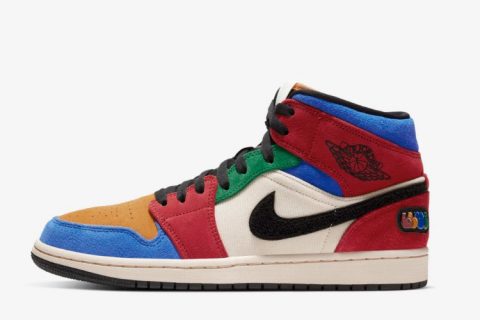 Nike Air Jordan 1 Mid Fearless Blue The Great