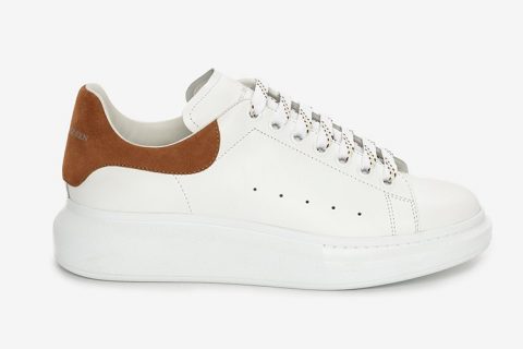 Alexander McQueen Oversized Sneakers Wit-Bruin