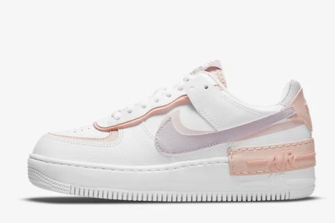 Nike Air Force 1 Shadow Sneakers Wit-Lila