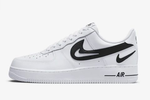 Nike Air Force 1 Low '07 Sneakers Wit-Zwart