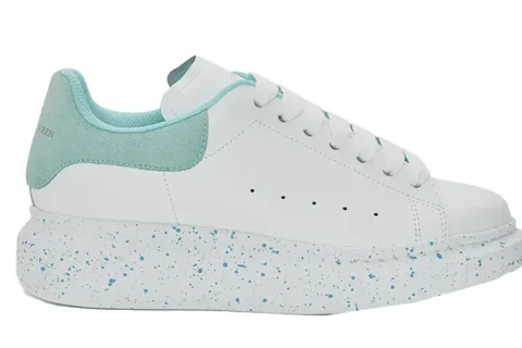 Alexander McQueen Oversized Sneakers Aquamarina