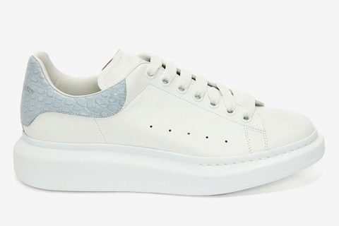 Alexander McQueen Oversized Sneakers White-Lakeblue