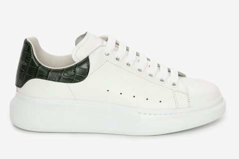 Alexander McQueen Oversized Sneakers Wit-Zwart X