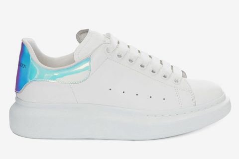 Alexander McQueen Oversized Sneakers White-Shockpink