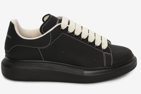 Alexander McQueen Oversized Sneakers Zwart-Ivory