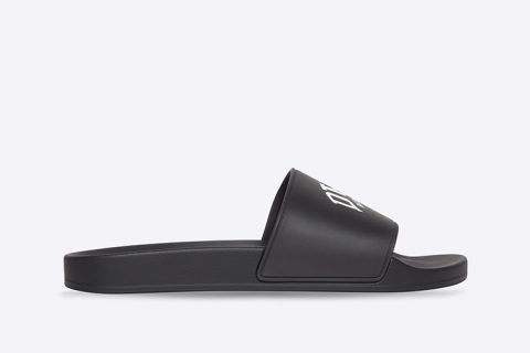 Balenciaga Pool DUBAI Slippers Zwart