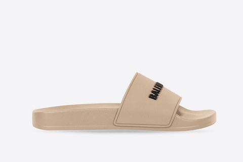 Balenciaga Pool Slippers Beige