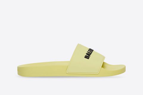 Balenciaga Pool Slippers Geel