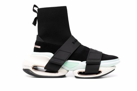Balmain B Bold Sneakers Zwart-Wit