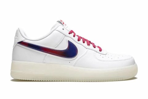 Nike air force 1 '07 heren sneakers wit/blauw - 03