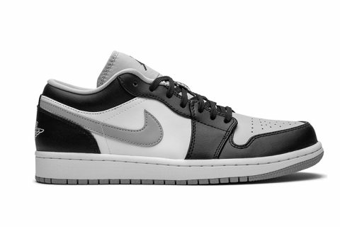 Nike Air Jordan 1 Low Sneakers Zwart-Grijs