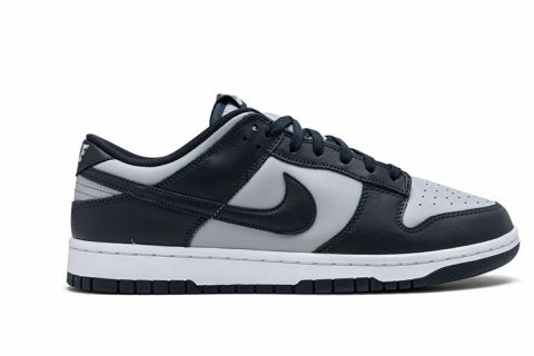 Nike Dunk Low Sneakers Donkerblauw