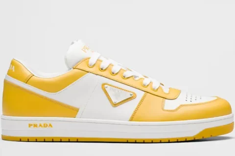 Prada Downtown Sneakers Geel-Wit