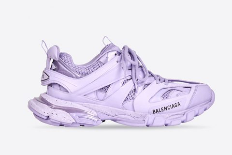 Balenciaga Track Trainers Recycled Sole Paars