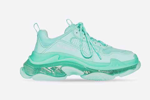 Balenciaga Triple S Clear Sole Groen