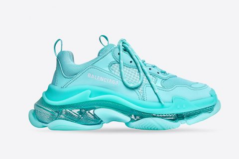 Balenciaga Triple S Clear Sole Turqouise
