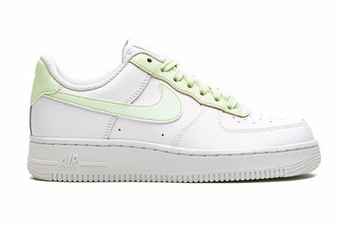 Nike air force 1 07 dames sneakers wit/groen