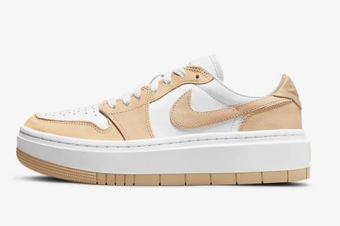 Nike Air Jordan 1 low Elevate Sneakers Wit-Beige