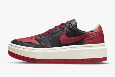 Nike Air Jordan 1 low Elevate Sneakers Zwart-Rood