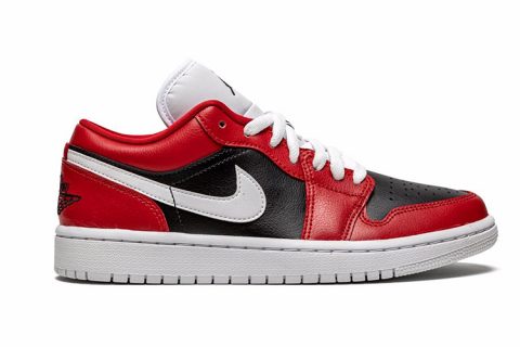 Nike air force 1 Chicago Flip heren sneakers rood/zwart