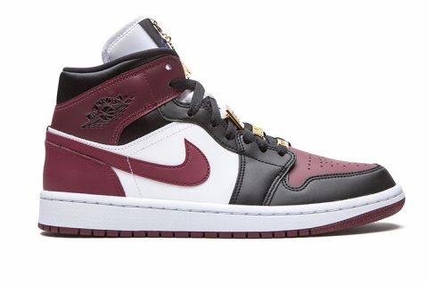 Nike Air Jordan 1 Mid SE Sneakers Donkerrood