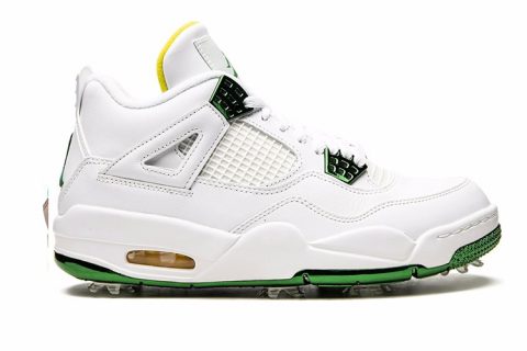 Nike Air Jordan 4 Retro NRG Golf Metallic Green Sneakers