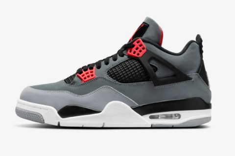 Nike Air Jordan 4 Retro Infared Sneakers Grijs