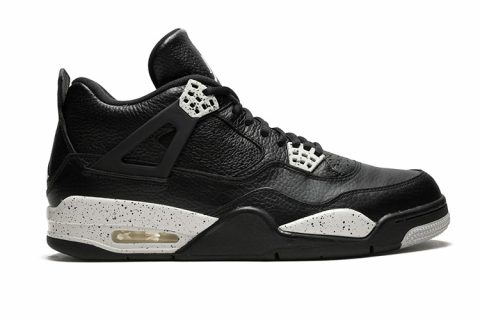 Nike Air Jordan 4 Retro LS Oreo Sneakers Zwart