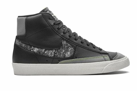 Nike Blazer Mid 77 Sneakers Zwart-Grijs
