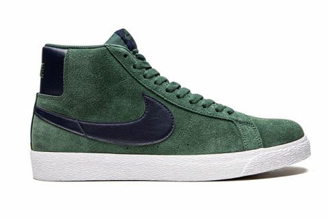 Nike SB Zoom Blazer Mid Sneakers Groen
