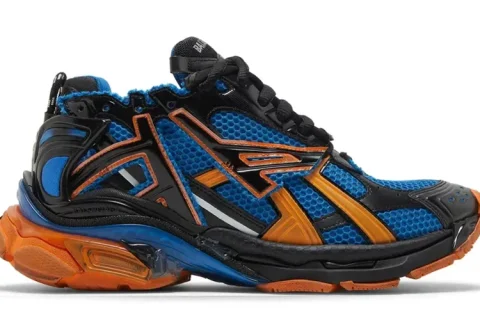 Balenciaga Runner Sneakers Blauw-Oranje