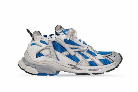 Balenciaga Runner Sneakers Grijs-Blauw