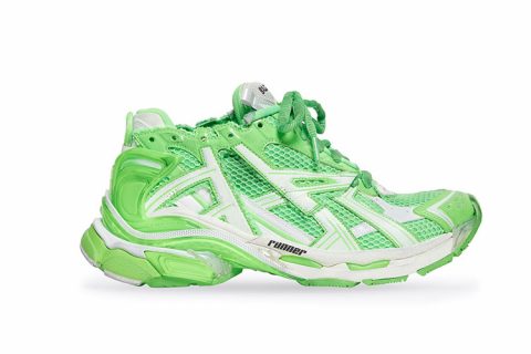 Balenciaga Runner Sneakers Lichtgroen