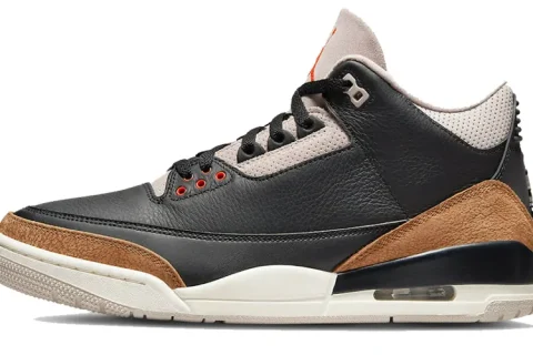 Nike Air Jordan 3 Retro Desert Elephant Sneakers Zwart
