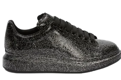 Alexander McQueen Oversized Sneakers Zwart-Wit