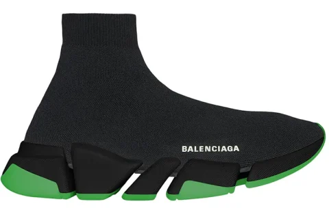 Balenciaga Speed Trainers 2.0 Zwart/Groen