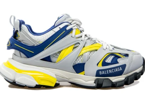 Balenciaga Track Trainers Lichtgrijs-Blauw