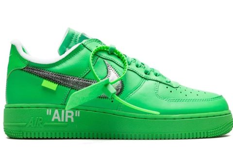 Nike Air Force 1 Low X Off-White Sneakers Groen