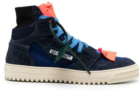 Off-White Court High 3.0 Sneaker Donkerblauw