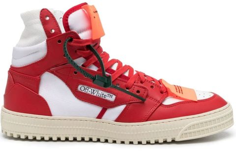 Off-White Court High 3.0 Sneaker Rood