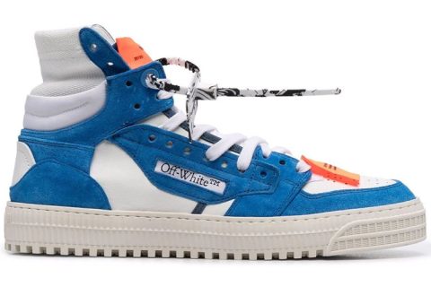 Off-White Court High 3.0 Sneaker Wit-Blauw