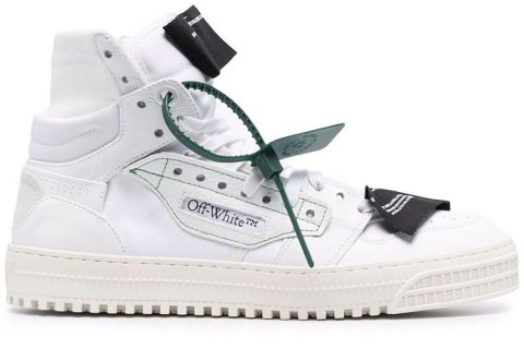 Off-White Court High 3.0 Sneaker Wit-Zwart