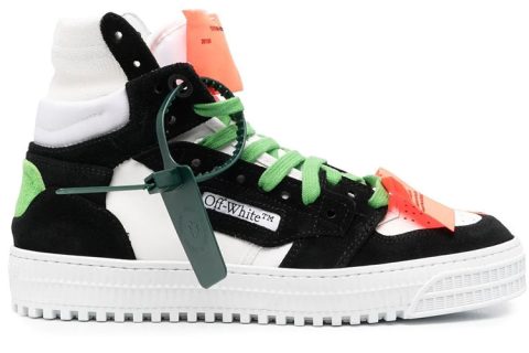 Off-White Court High 3.0 Sneaker Wit-Zwart