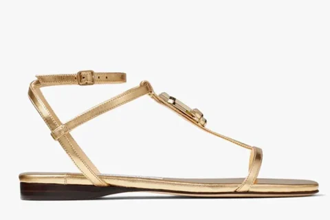 Jimmy Choo Alodie Sandalen Goud