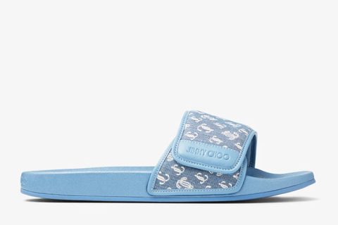 Jimmy Choo Fitz Slippers Blauw