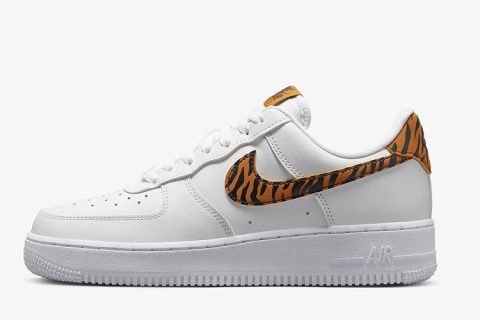 Nike Air Force 1 07 Low dames sneakers – wit/bruin