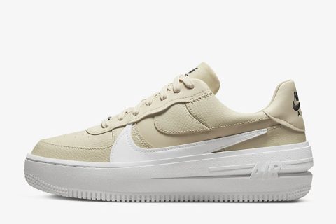 Nike Air Force 1 Low PLT.AF.ORM. Dames Sneakers – Beige