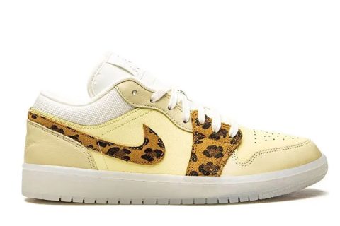 Nike Air Jordan 1 Low Sneakers Geel