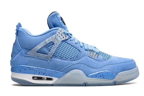 Nike Air Jordan 4 Retro UNC Sneakers Blauw
