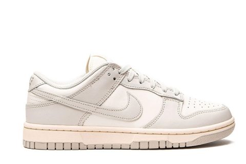 Nike Dunk Low Sneakers Beige-Wit